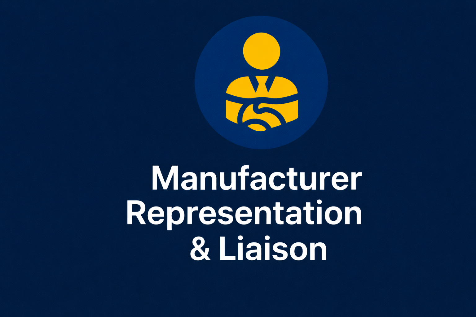 Manufacturer Representation & Strategic Liaison